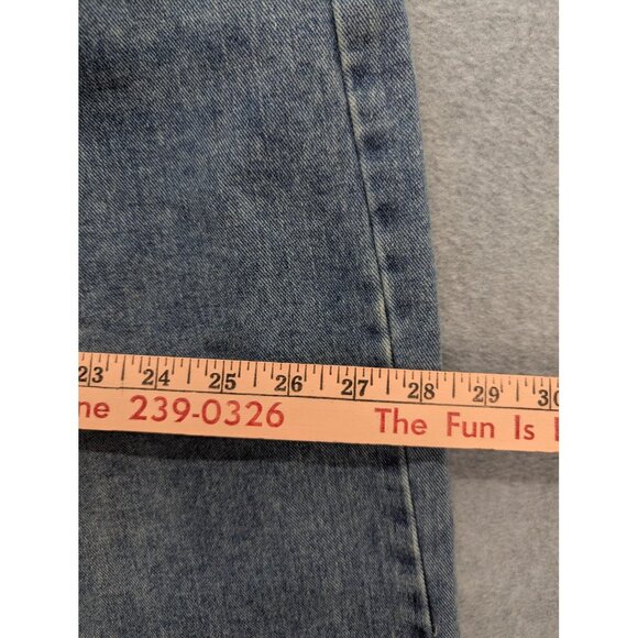 Cider Jeans Womens 3XL Blue Light Wash Wide Leg Cropped High Rise Denim Zip Fly - Picture 5 of 14